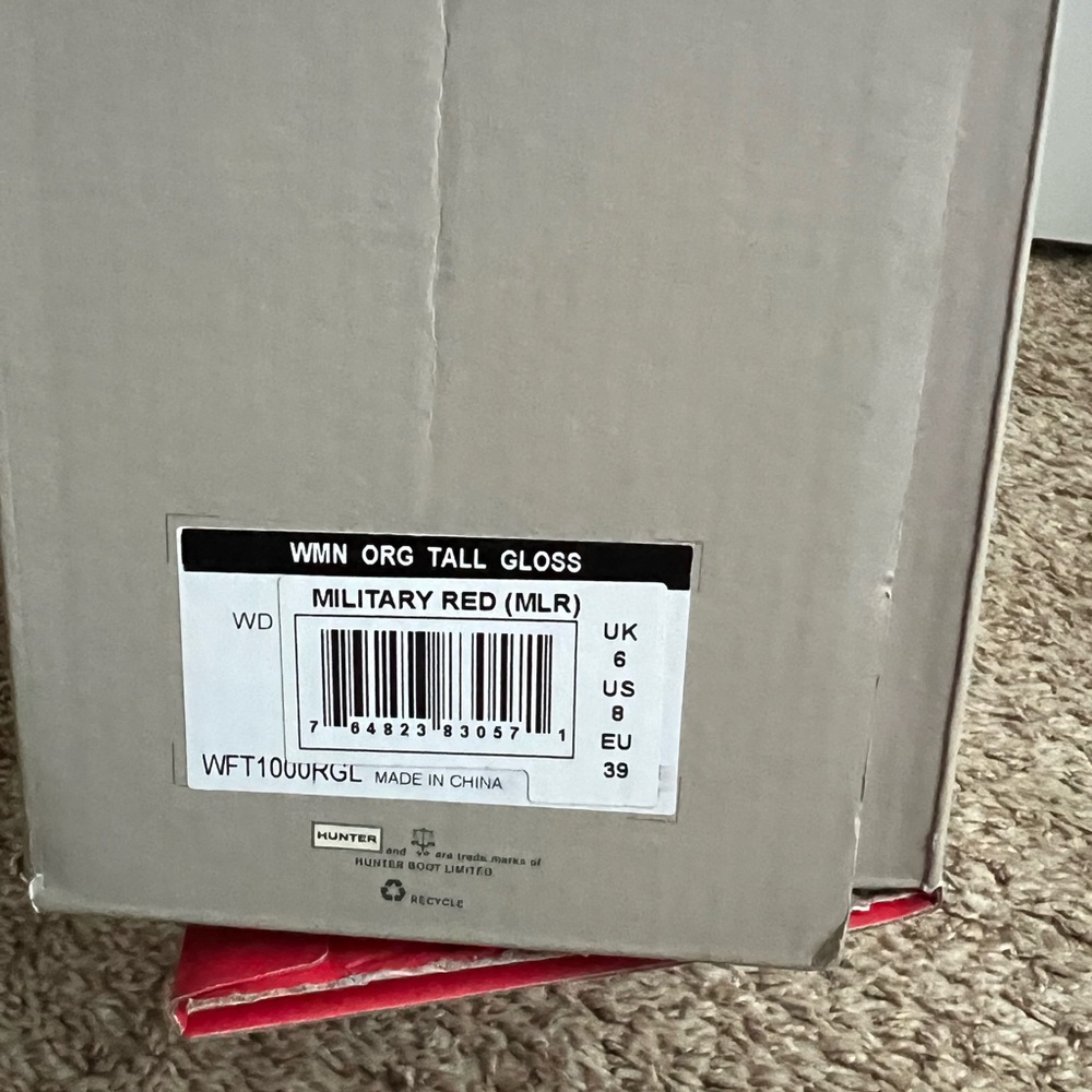 Hunter tall boots